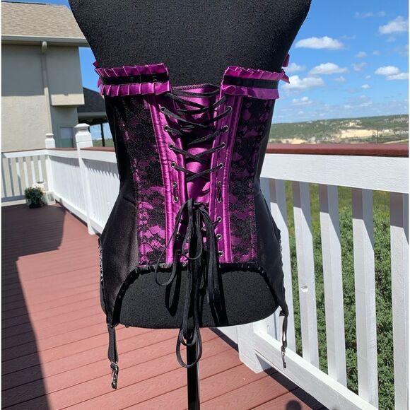 Purple Black‎ Corset Leg Avenue - Picture 7 of 15